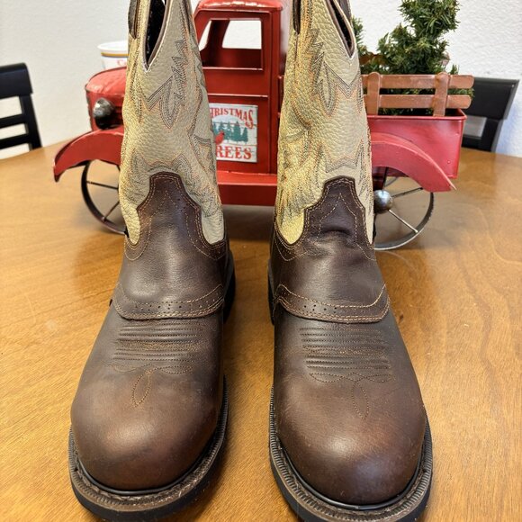 Justin Original Workboots – Steel Toe Western Work Boots – Size 11D – NEW - Picture 1 of 10